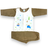 Sea Creature Night Suit-Brown
